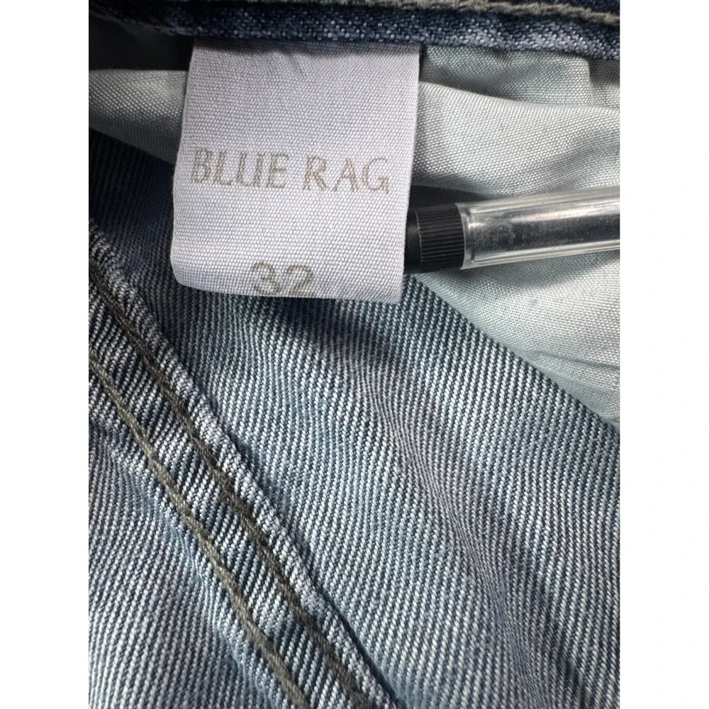 Blue Rag Mens Straight Leg Jeans Medium Wash Denim Size‎ 32x28 Casual Streetwear